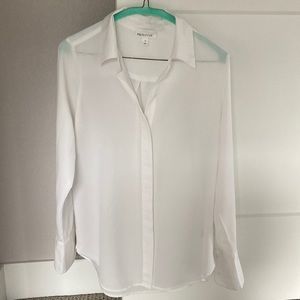 Prologue Button Down Shirt White Small